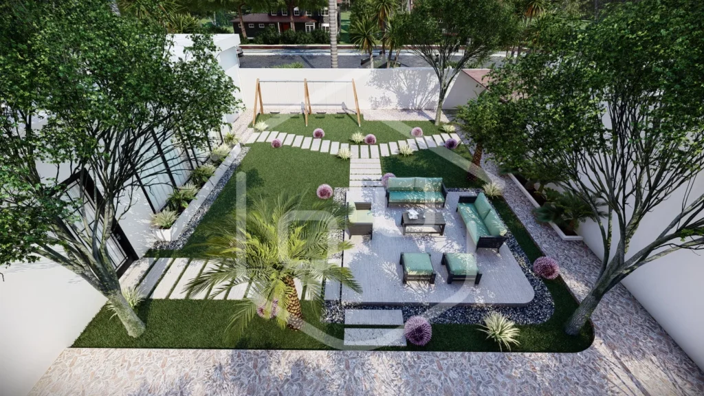 تنسيق الحديقه المنزلية