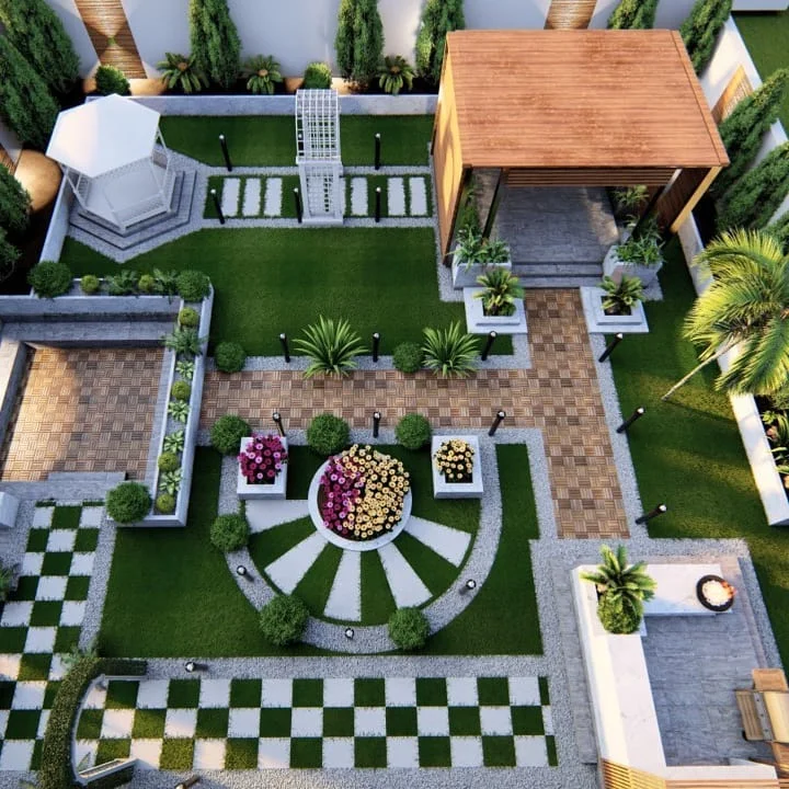 تنسيق حديقة بالكويت